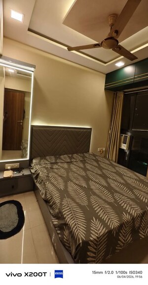 Bedroom in 1 RK Apartment at Lodha Crown Quality Homes, Majiwada – for Rent