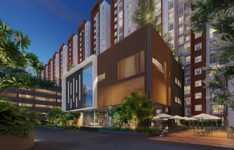 Exterior View, provident-botanico 2 Bedroom 1088 Sq.Ft. Apartment In Whitefield Bangalore 10425747
