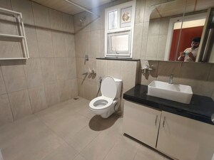 Bathroom in 2.5 BHK Apartment at Prestige High Fields Gachibowli, Gachibowli – for Rent