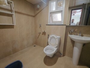 Bathroom in 2.5 BHK Apartment at Prestige High Fields Gachibowli, Gachibowli – for Rent