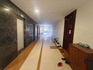 Building Lobby in 2.5 BHK Apartment at Prestige High Fields Gachibowli, Gachibowli – for Rent
