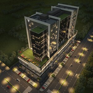 Balcony in  Office Space at Emperia C2, Turbhe – for Sale