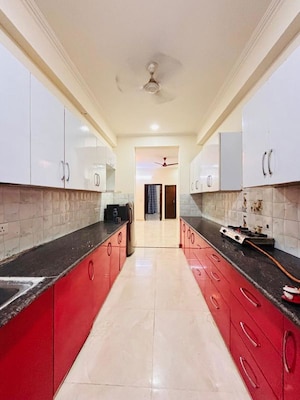 Building Lobby in 3 BHK Builder Floor at Sushant Lok Iii – for Rent