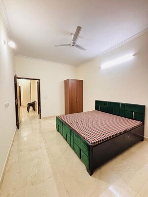 Bedroom in 3 BHK Builder Floor at Sushant Lok Iii – for Rent
