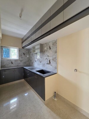 Kitchen in 2 BHK Builder Floor at Hal Layout – for Rent
