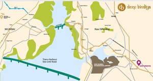 3 BHK Apartment – Map Location View at Deep Bindiya CHS, New Panvel East - for Sale