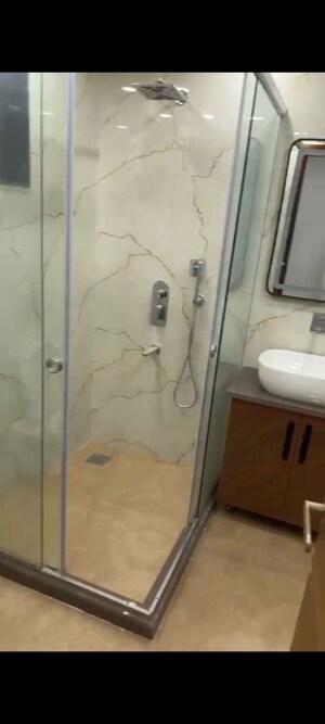 Bathroom in 1 BHK Builder Floor at Greater Kailash I – for Rent