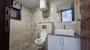 Bathroom in 3 BHK Builder Floor at Saket – for Rent
