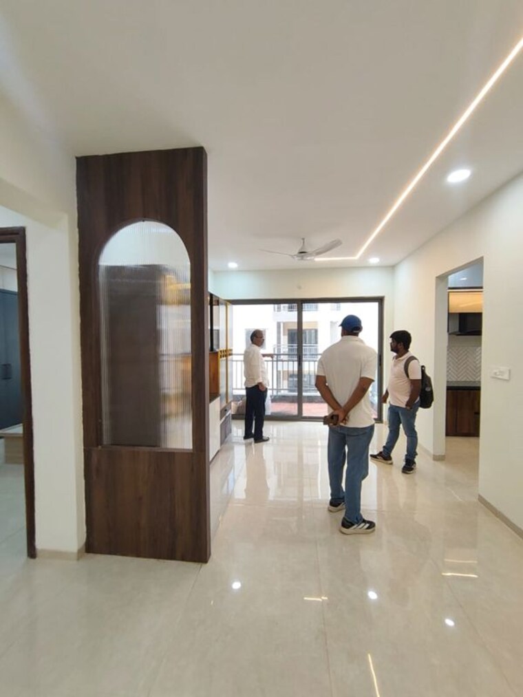 Living Room, srr-sriram-river-view 3 Bedroom 2200 Sq.Ft. Apartment In Narsingi Hyderabad 10426024