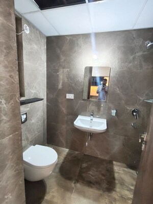 Bathroom in 3 BHK Apartment at SRR Sriram River View, Narsingi – for Rent
