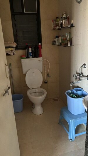 Bathroom in 3 BHK Apartment at Kamgar Putala Vasahat – for Sale