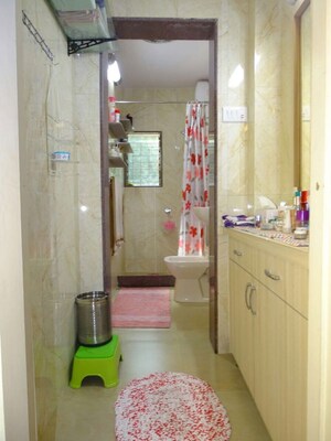 Bathroom in 5 BHK Villa at Om Dwarkanath CHS, Nerul – for Rent