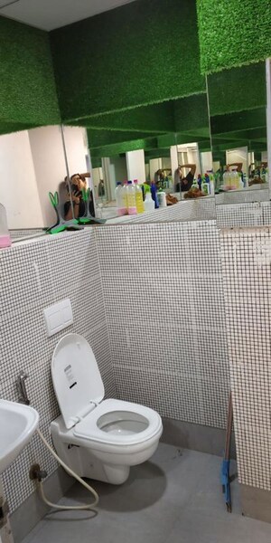 Bathroom in  Office Space at Vijay Nagar – for Rent