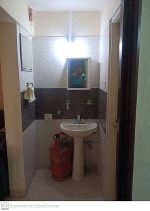 Bathroom in 2 BHK Apartment at Fortaleza CHSL, Kalyani Nagar – for Rent