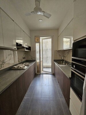 Kitchen in 4 BHK Apartment at Emaar Gurgaon Greens, Sector 102 – for Rent