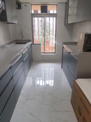 Kitchen in 3 BHK Apartment at Sujanya Rachanaa, Andheri West – for Rent
