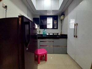 Kitchen in 1 BHK Apartment at Unnat Nagar CHS, Goregaon West – for Rent