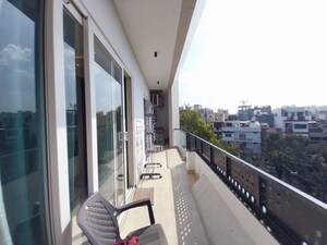 Balcony in 4 BHK Builder Floor at Indrapuram – for Rent