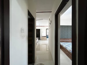 Building Lobby in 1 BHK Apartment at Metropolis Bayside, Kasarvadavali – for Rent