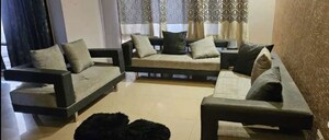 Living Room in 3 BHK Apartment at Maya Green Lotus Utsav, International Airport Road – for Rent