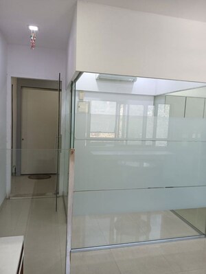 Bathroom in  Office Space at Hiranandani Meadows, Manpada – for Rent