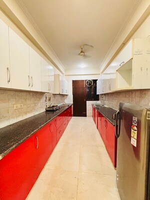Kitchen in 3 BHK Builder Floor at Sector 57 – for Rent