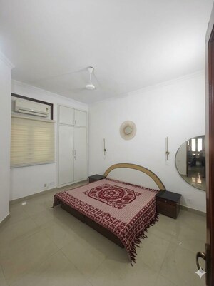 Bedroom in 2 BHK Builder Floor at Greater Kailash ii – for Rent