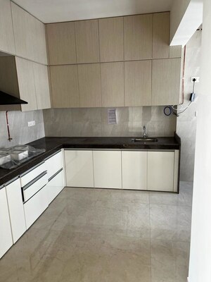 Kitchen in 3 BHK Apartment at Duville Riverdale Residences, Kharadi – for Rent