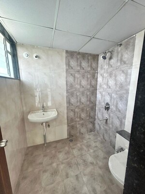 Bathroom in 3 BHK Apartment at Mantra Monarch, Balewadi – for Rent