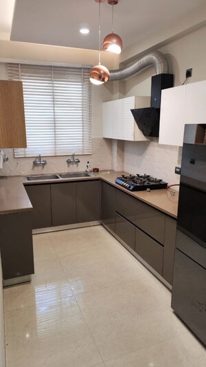 Kitchen in 3 BHK Apartment at Sushma Valencia, International Airport Road – for Rent
