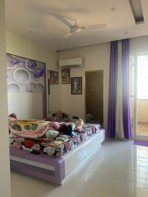 Living Room in 3 BHK Apartment at Sushma Valencia, International Airport Road – for Rent
