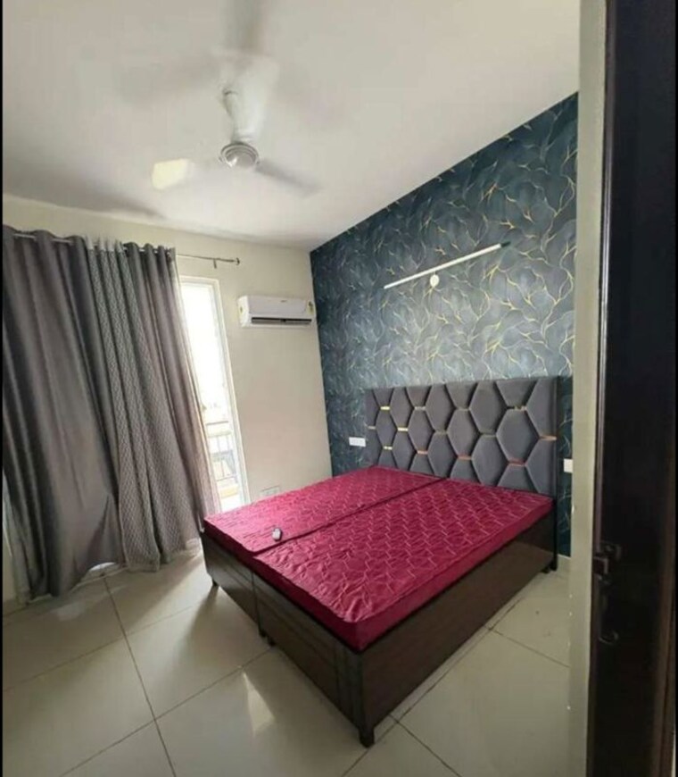Bedroom, maya-green-lotus-saksham 3 Bedroom 1600 Sq.Ft. Apartment In International Airport Road Zirakpur 10426444