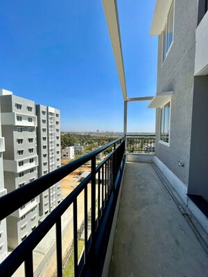 Balcony in 3 BHK Apartment at Puravankara Purva Zenium, Hosahalli – for Rent