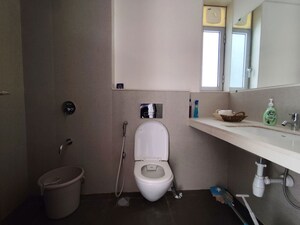 Bathroom in 2 BHK Apartment at Piramal  Vaikunth Cluster 4, Balkum Pada – for Rent