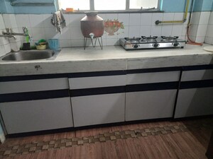 Kitchen in 1 BHK Apartment at Beharay Rathi Visava Park, Aundh – for Rent