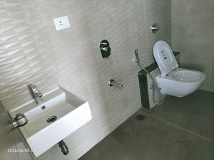 Bathroom in 4 BHK Apartment at Rigved Uptown, Balewadi – for Rent