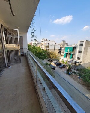Balcony in 4 BHK Builder Floor at Green Fields Colony – for Rent