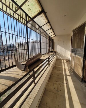 Balcony in 4 BHK Builder Floor at Green Fields Colony – for Rent