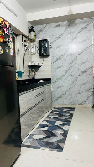 Kitchen in 2 BHK Apartment at Gurukrupa Marina Enclave, Malad West – for Rent