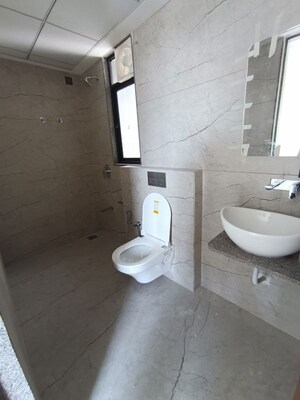 Bathroom in 3 BHK Apartment at Navrangpura – for Rent