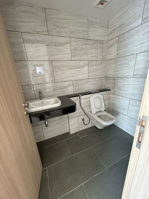Bathroom in 3 BHK Apartment at Rustomjee Crown, Prabhadevi – for Sale