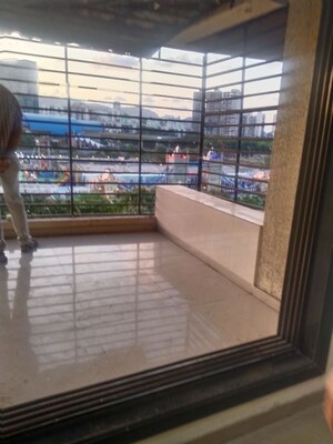 Balcony in 2 BHK Apartment at Galaxy Carina, Kharghar – for Rent