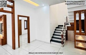 Staircase in 3 BHK Villa at Chandranagar Colony – for Sale