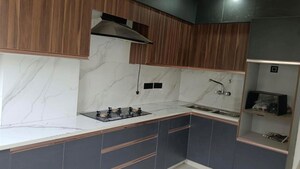 Kitchen in 3 BHK Builder Floor at Medi City – for Rent