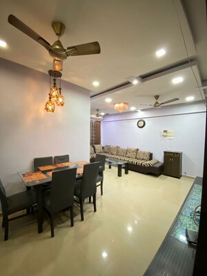 Living Room in 3 BHK Apartment at Proviso Complex, Kharghar – for Rent