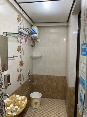 Bathroom in 3 BHK Apartment at Proviso Complex, Kharghar – for Rent