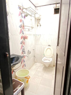 Bathroom in 3 BHK Apartment at Proviso Complex, Kharghar – for Rent