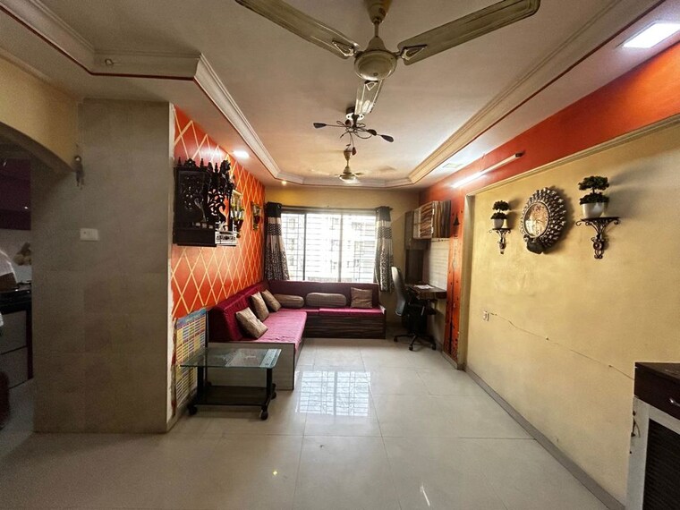 Living Room, kishor-sukur-enclave-a 2 Bedroom 600 Sq.Ft. Apartment In Ghodbunder Road Thane 10426775