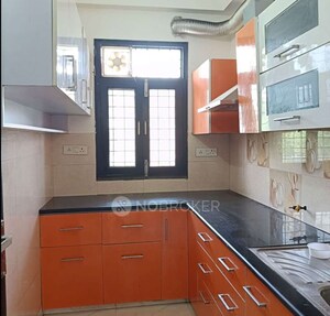 Kitchen in 3 BHK Builder Floor at Sushant Lok I – for Rent