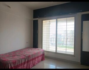 Bedroom in 2 BHK Apartment at Goel Sai Ganga, Undri – for Rent